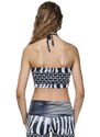 Podprsenka Horsefeathers Athletic Bandeau zebra