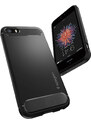 Pouzdro / kryt pro Apple iPhone 5 / 5S / SE - Spigen, Rugged Armor Black