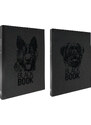MAKENOTES Zápisník A6 BLACK BOOK DOGS