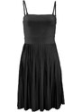 Melrose Dámské šaty skládané černé