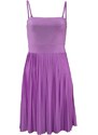 Melrose Dámské šaty skládané fialové