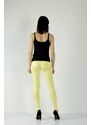 Legíny Lumide Exclusive Wear s kapsami a poutky barva žlutá