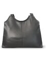 Černá dámská kožená kabelka Penelopie