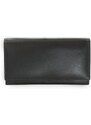 Černá dámská psaníčková kožená peněženka Elizbeth