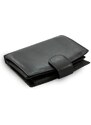 Černá dámská kožená peněženka Evangeline