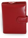 Červená dámská kožená peněženka Kendall