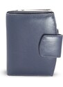 Modrá dámská kožená rámová peněženka Norah