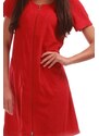 VESTIS Plážové wellness šaty s krátkým rukávem BARI červená