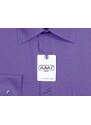 Pánská košile AMJ jednobarevná JD075, fialová, dlouhý rukáv