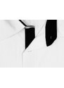 Pánská košile AMJ jednobarevná JDR018Č, bílá, dlouhý rukáv