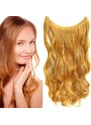 GIRLSHOW Flip in vlasy - vlnitý pás vlasů 55 cm - odstín 144